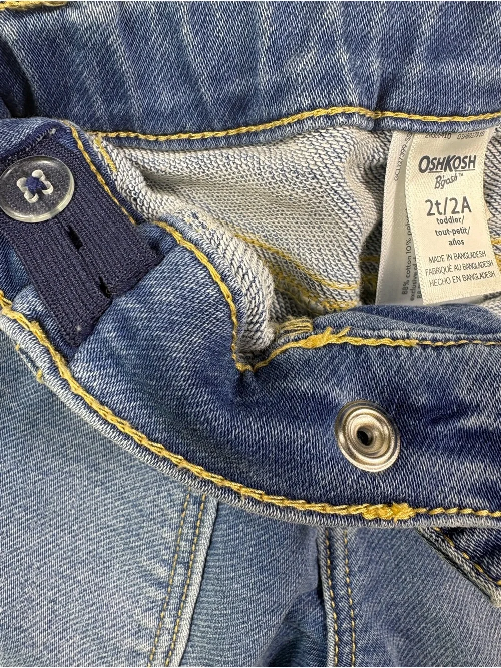 NWT OshKosh B'gosh Girls' Blue Flared Soft Stretch Denim Jeans